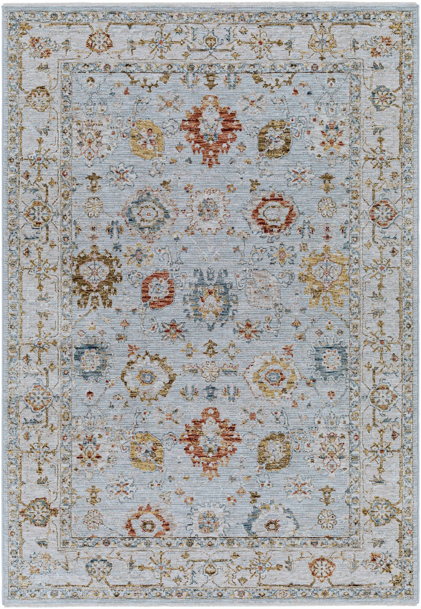 Luklukan Oushak Style Floral Rug