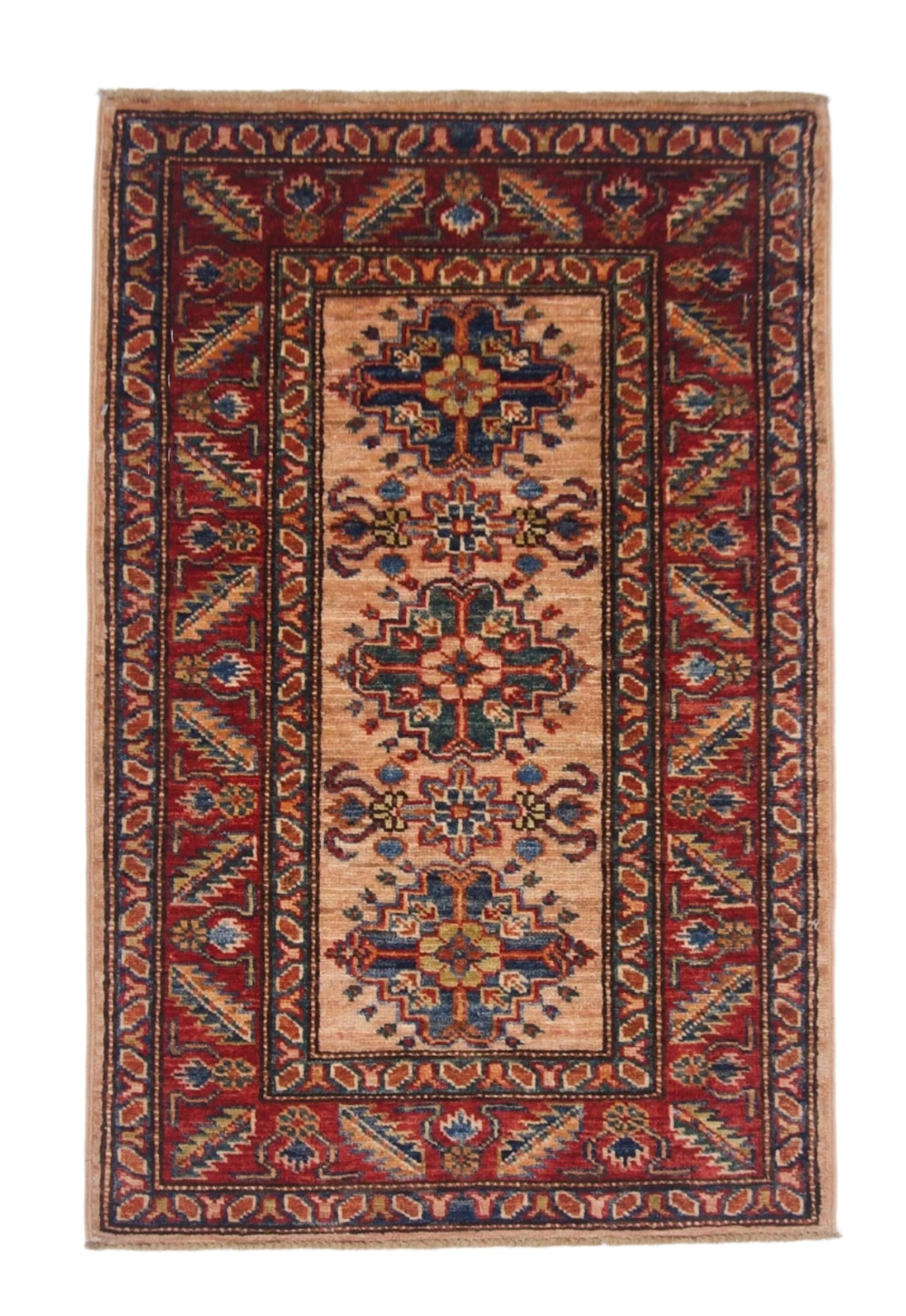 Super Kazak (1'11"x3'00") adobe/red