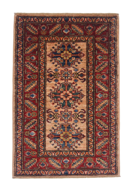 Super Kazak (1'11"x3'00") adobe/red