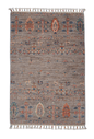 Afghan Gabbeh (2'07"x3'09") light gray