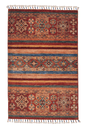 Afghan Khorjin (2'09"x4'02") red/multicolor