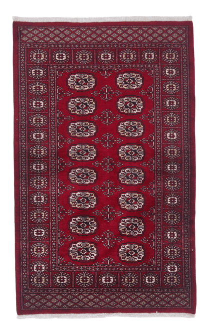 Mori Bokhara (3'01"x4'11") dk.red