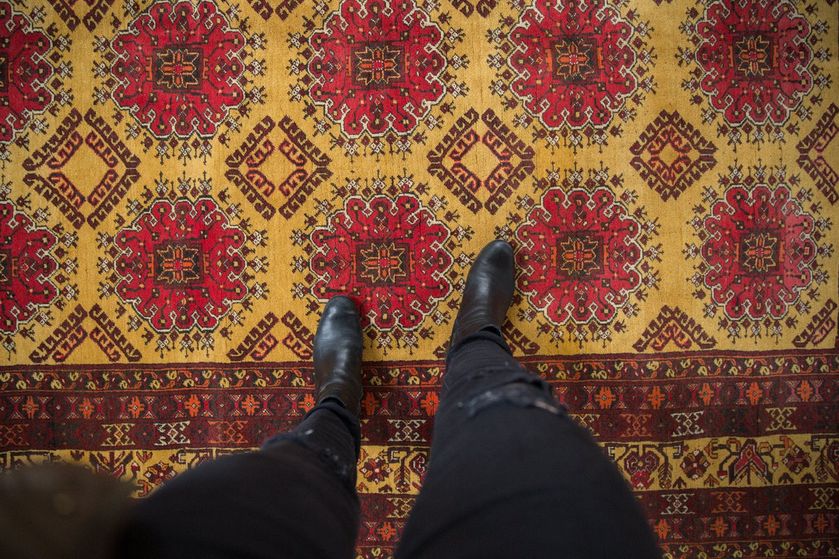 7x9.5 Vintage Daulatabad Carpet