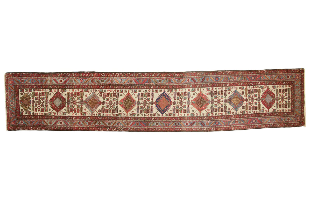 3x15 Vintage Karaja Rug Runner