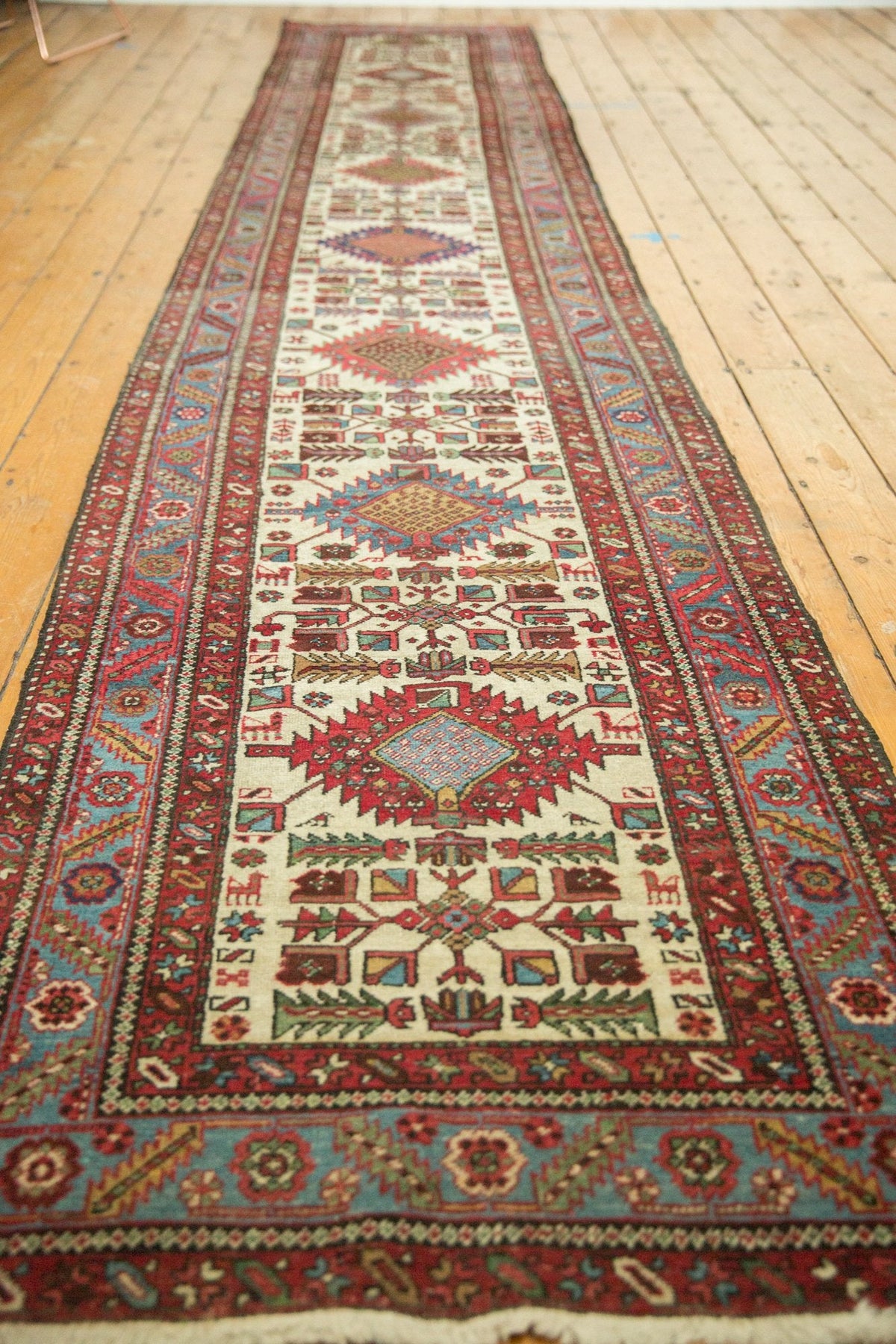 3x15 Vintage Karaja Rug Runner