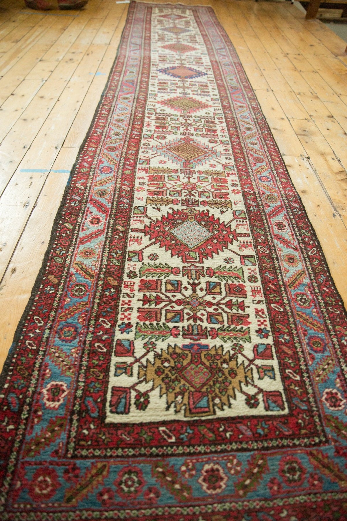 3x15 Vintage Karaja Rug Runner