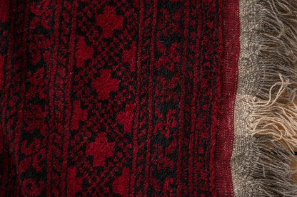 9x12.5 Vintage Afghani Ersari Design Carpet