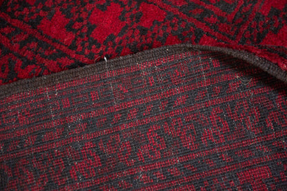 9x12.5 Vintage Afghani Ersari Design Carpet