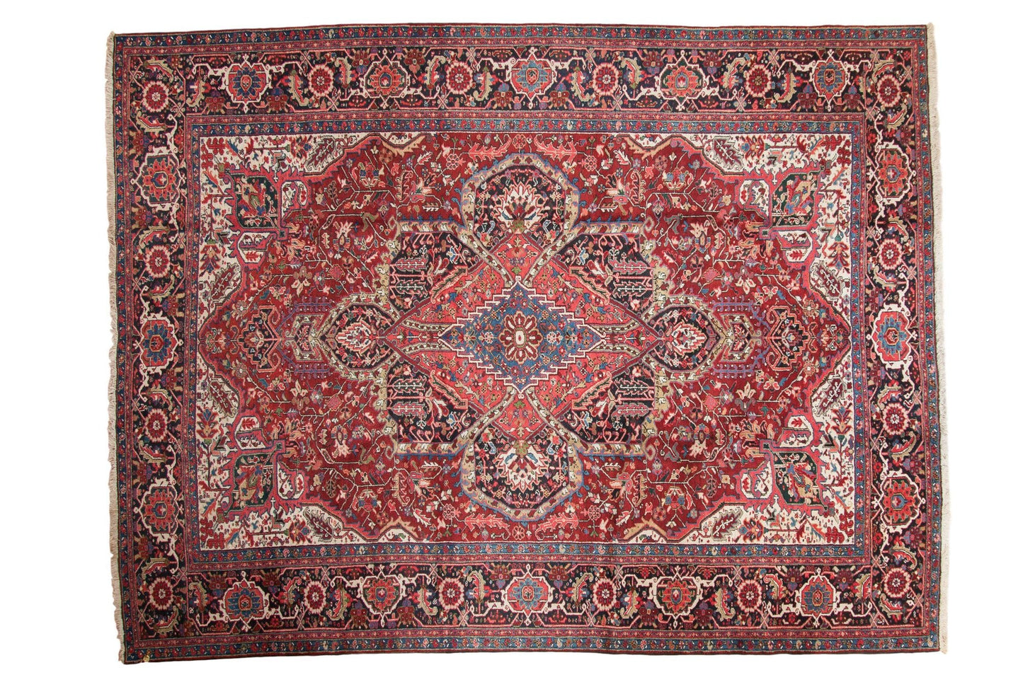 9.5x13 Vintage Ahar Carpet