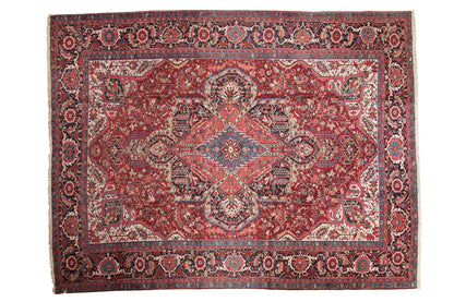 9.5x13 Vintage Ahar Carpet