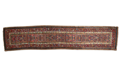 2.5x13.5 Antique Serab Rug Runner