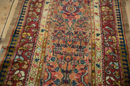 2.5x13.5 Antique Serab Rug Runner