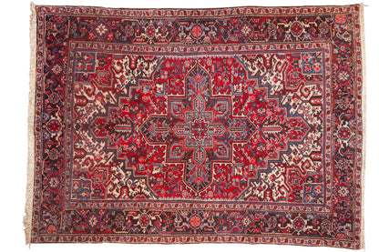 7x9.5 Vintage Mehrivan Carpet
