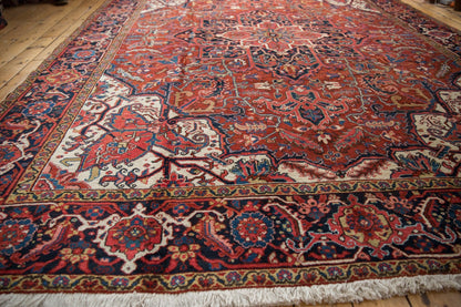 9x12 Vintage Heriz Carpet