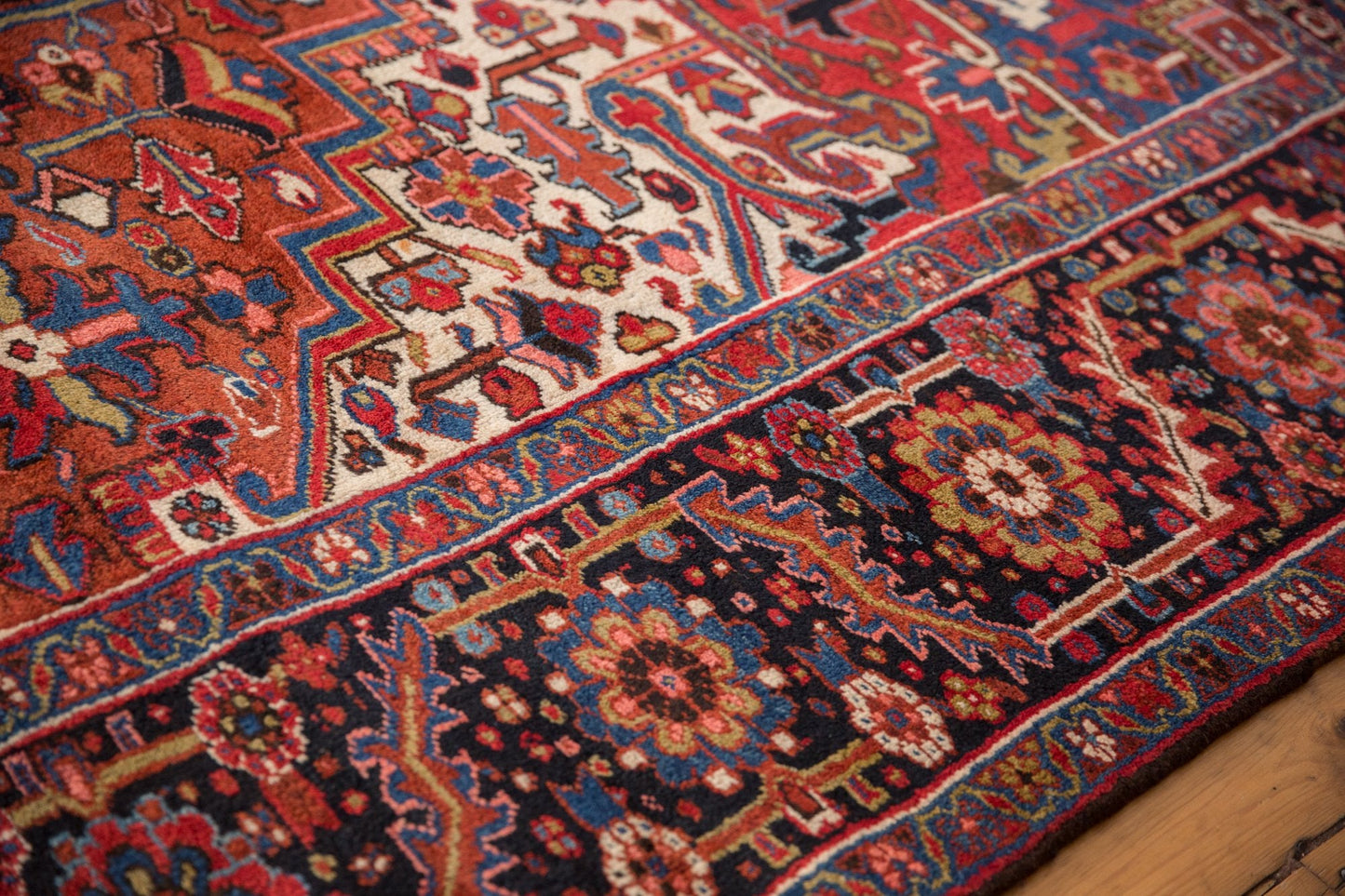 11x14.5 Vintage Heriz Carpet