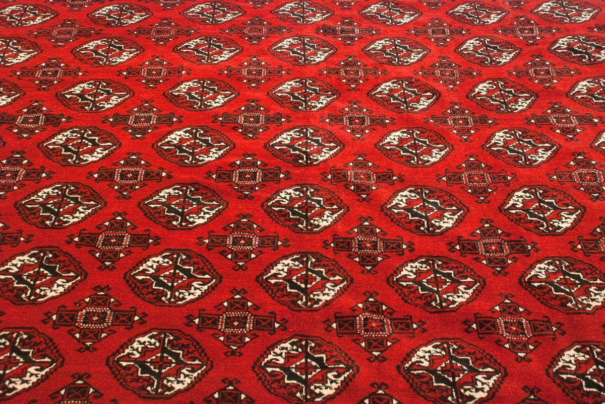 11.5x14 Vintage Bokhara Design Carpet
