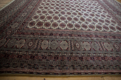 12.5x12.5 Vintage Fine Pakistani Bokhara Design Square Carpet