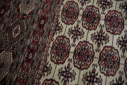 12.5x12.5 Vintage Fine Pakistani Bokhara Design Square Carpet