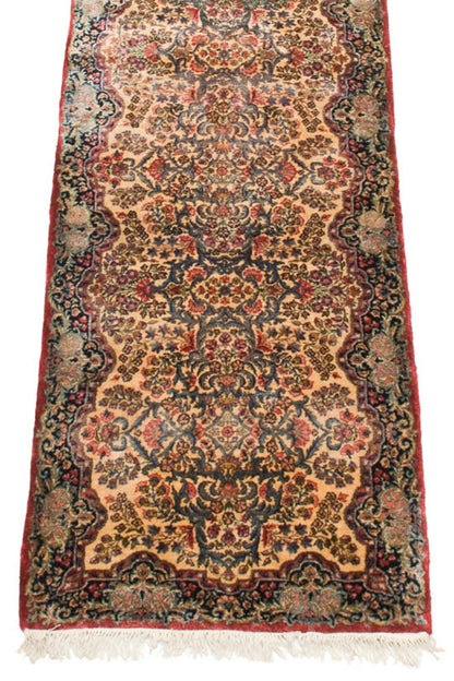 3x15.5 Vintage Kerman Rug Runner