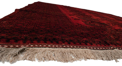 11.5x14 Vintage Afghani Ersari Design Carpet