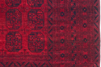 15x15 Vintage Afghani Ersari Design Square Carpet