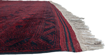 15x15 Vintage Afghani Ersari Design Square Carpet