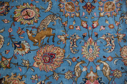 8.5x13 Vintage Qom Carpet