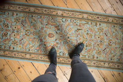 2.5x12.5 Vintage Tabriz Rug Runner