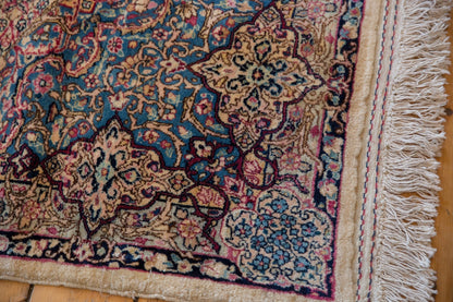 11.5x19.5 Vintage Lavar Kerman Carpet
