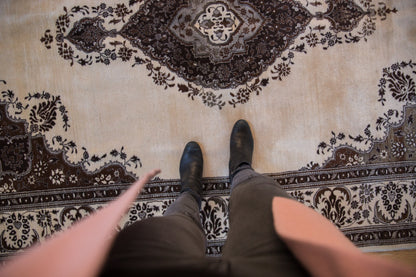 6.5x9 Vintage Tabriz Carpet