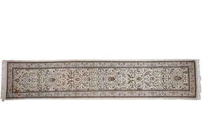 3x14 Vintage Tabriz Rug Runner