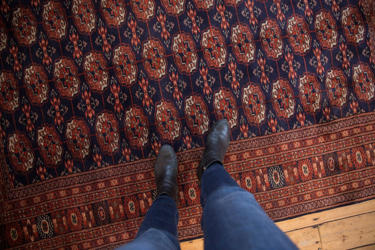 5x8 Vintage Fine Pakistani Bokhara Design Carpet