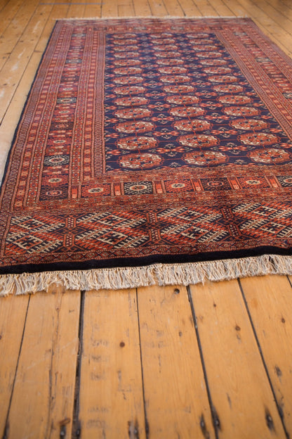 5x8 Vintage Fine Pakistani Bokhara Design Carpet