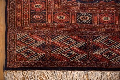 5x8 Vintage Fine Pakistani Bokhara Design Carpet