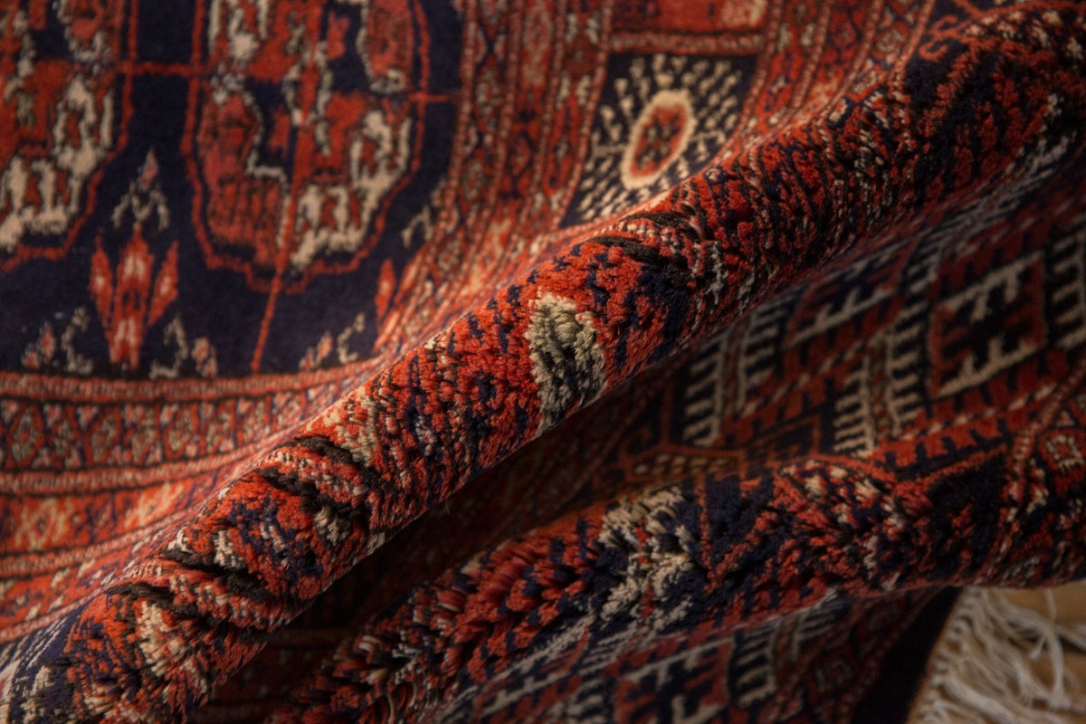 5x8 Vintage Fine Pakistani Bokhara Design Carpet
