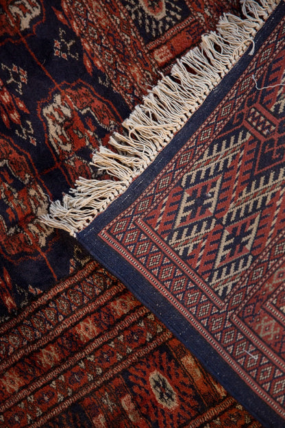 5x8 Vintage Fine Pakistani Bokhara Design Carpet