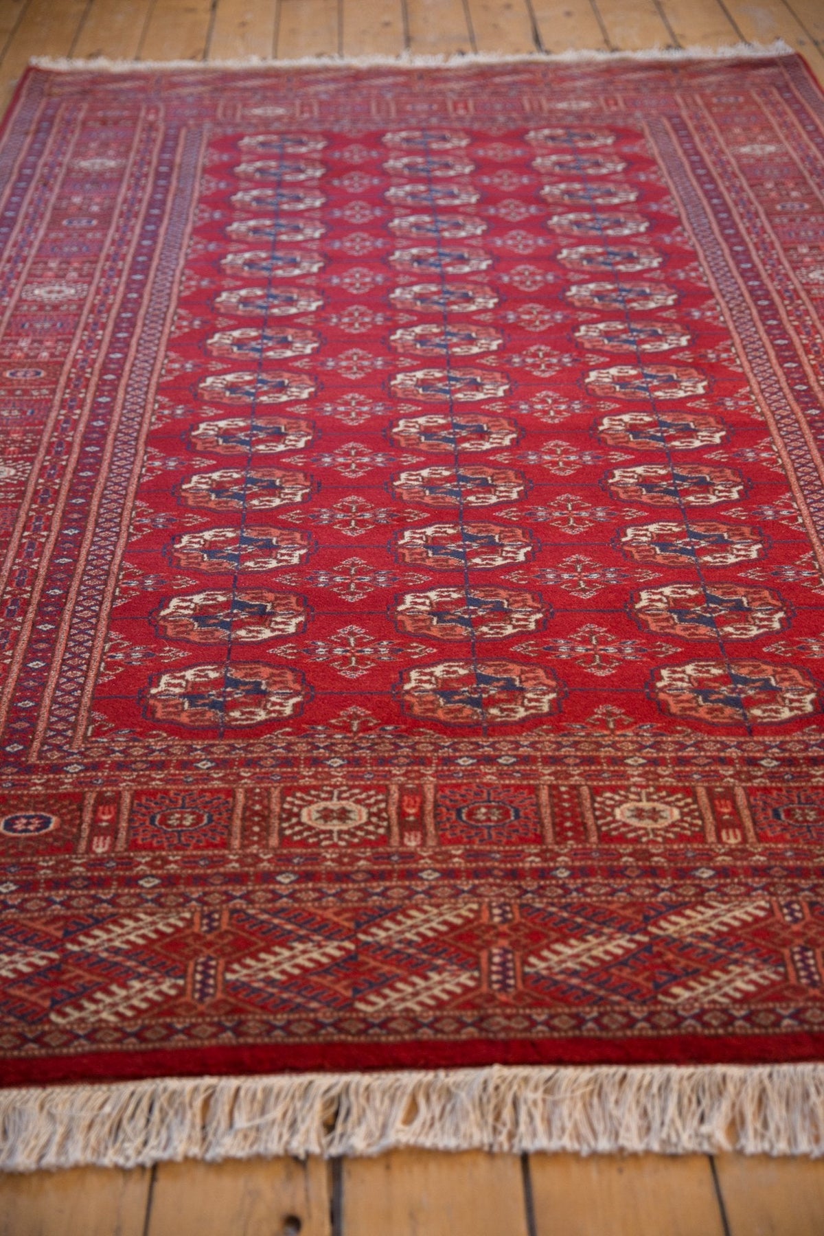 5x8 Vintage Fine Pakistani Bokhara Design Carpet