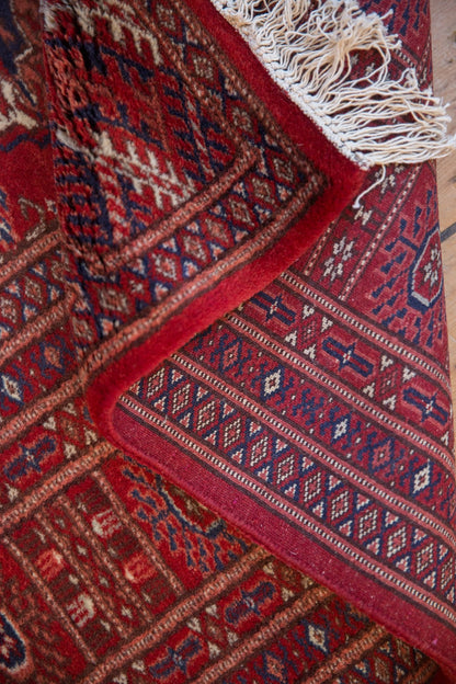 5x8 Vintage Fine Pakistani Bokhara Design Carpet