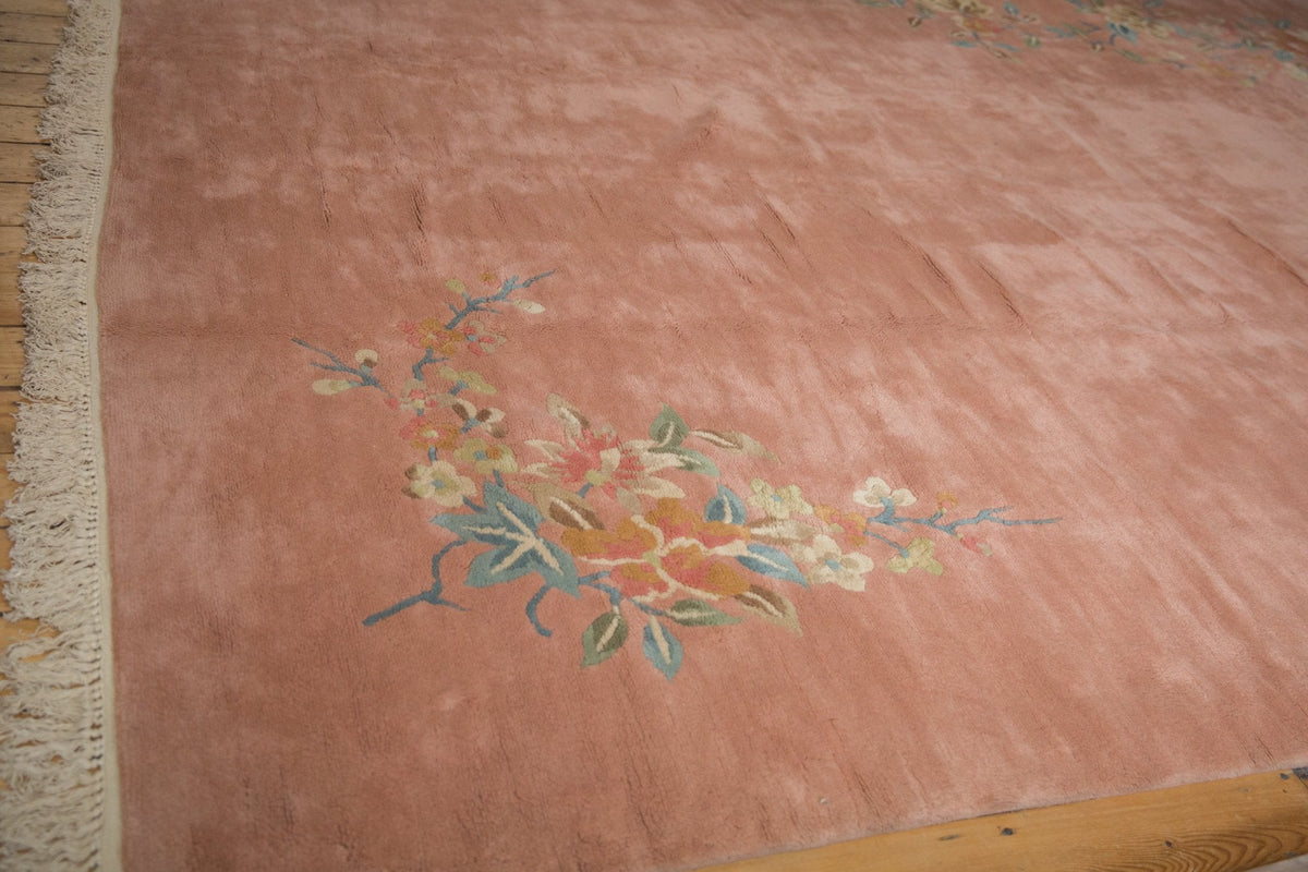 10x14 Vintage Japanese Art Deco Design Carpet