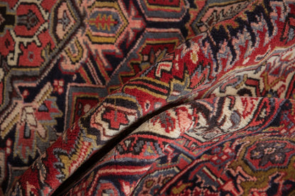 5x6 Vintage Heriz Square Rug