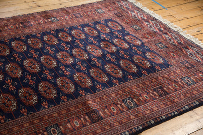 5.5x8 Vintage Fine Pakistani Bokhara Design Carpet