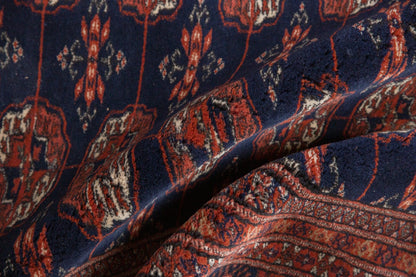 5.5x8 Vintage Fine Pakistani Bokhara Design Carpet