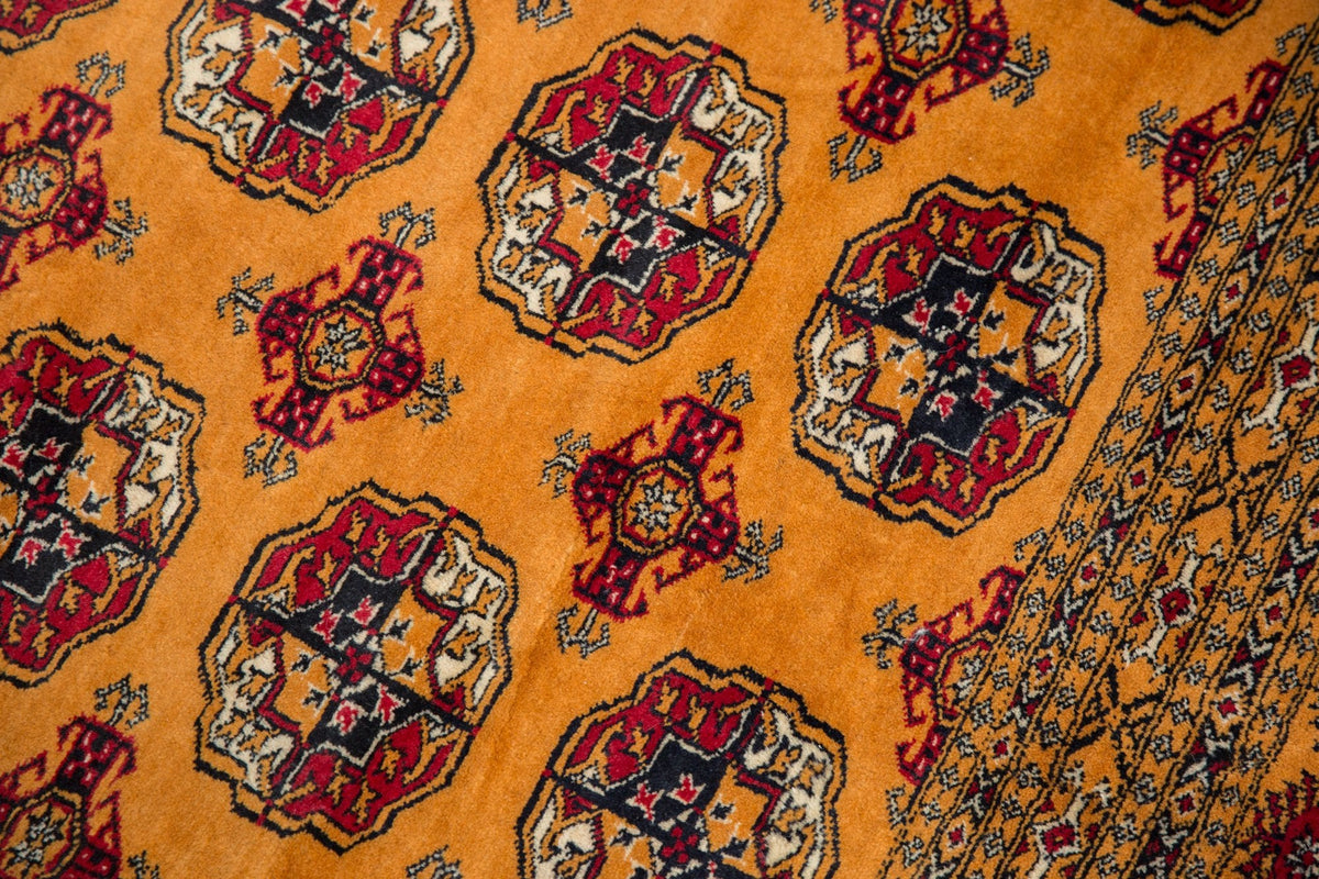 10x14 Vintage Fine Pakistani Bokhara Design Carpet