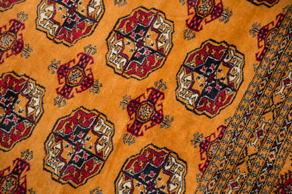 10x14 Vintage Fine Pakistani Bokhara Design Carpet