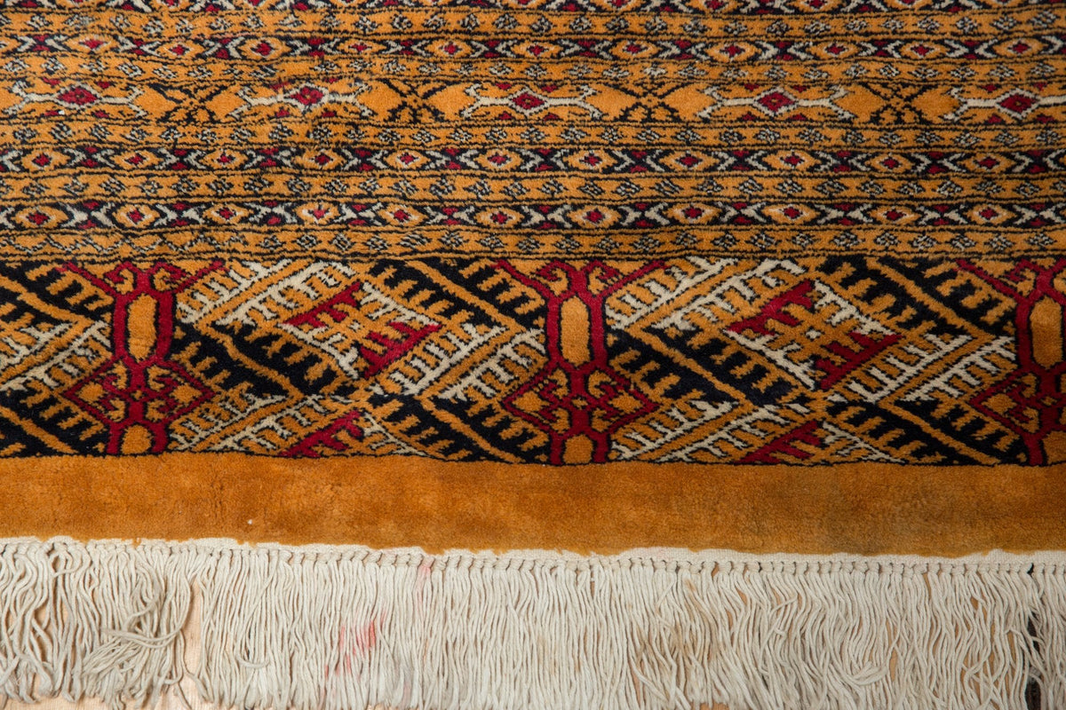 10x14 Vintage Fine Pakistani Bokhara Design Carpet