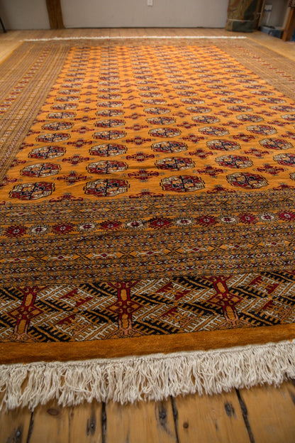 10x14 Vintage Fine Pakistani Bokhara Design Carpet