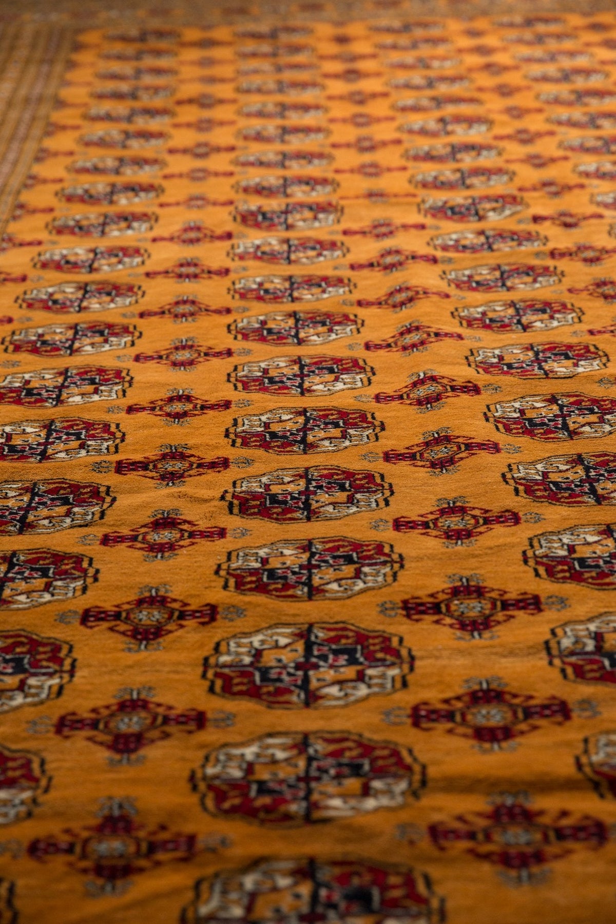 10x14 Vintage Fine Pakistani Bokhara Design Carpet