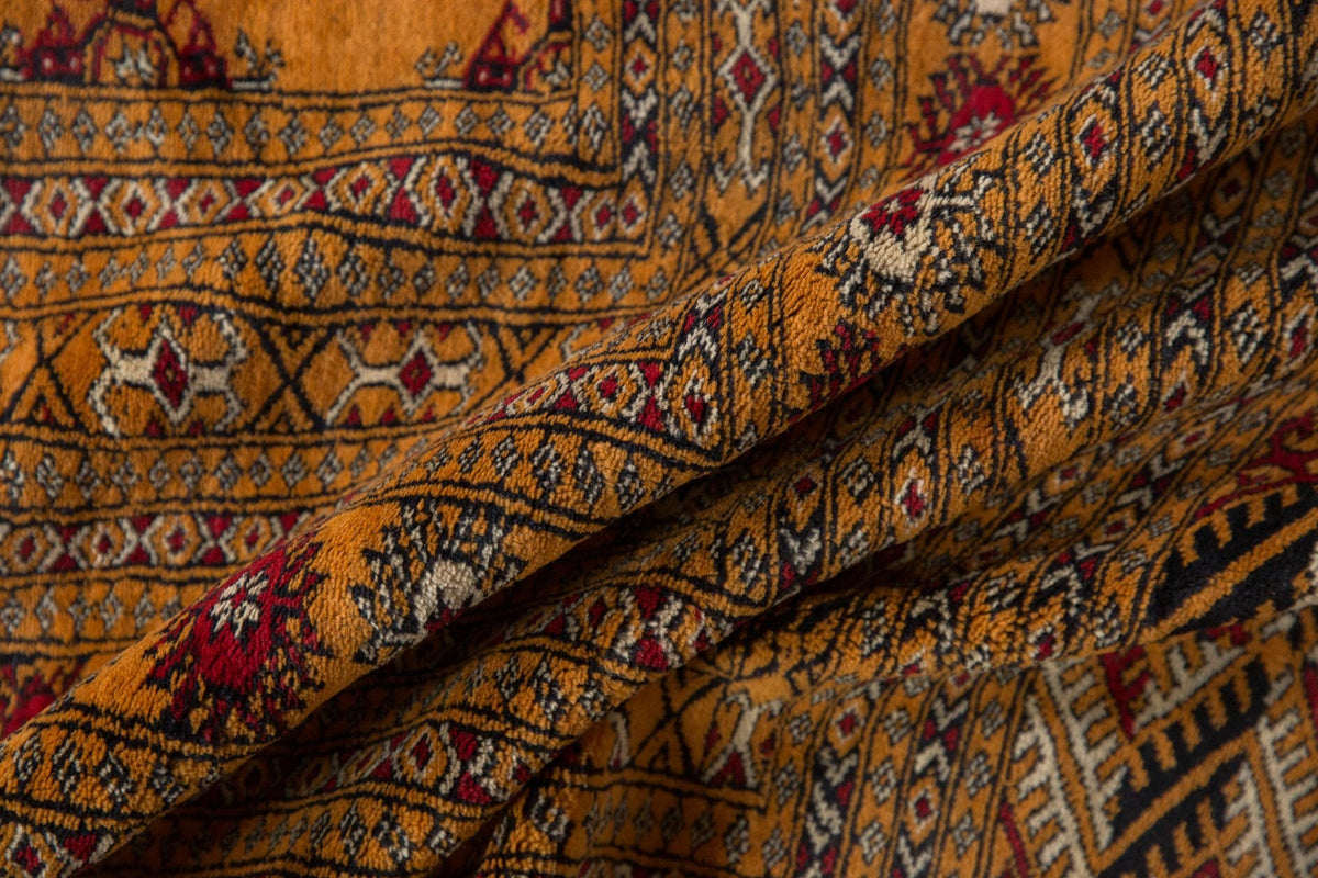 10x14 Vintage Fine Pakistani Bokhara Design Carpet