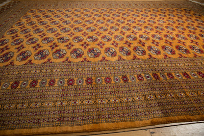 10x14 Vintage Fine Pakistani Bokhara Design Carpet