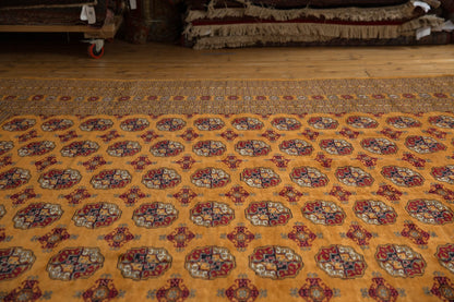 10x14 Vintage Fine Pakistani Bokhara Design Carpet
